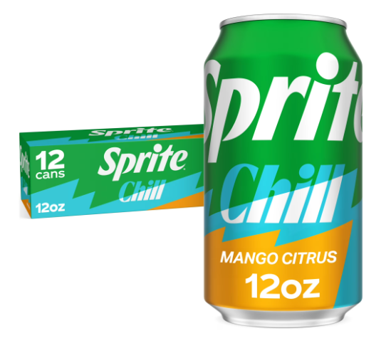 Sprite Chill Mango Citrus 12oz