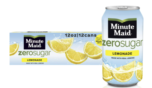 Limonada Minute Maid Sin Azucar 355ml (1 pieza)