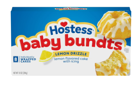 Pastelitos Hostess Baby Bundts Limón
