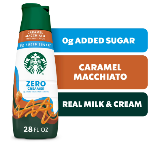 Starbucks Zero Azucar crema Caramelo Macchiato 828ml