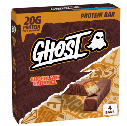 Barra de Proteína Ghost Chocolate Caramelo