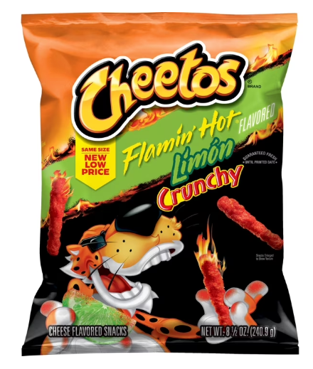 Cheetos Flamin' Hot Limón Crunchy 240gr