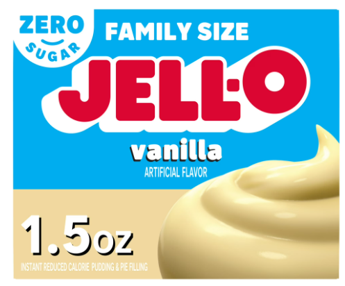 Jell-O Vainilla Zero Azúcar 59gr
