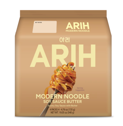 BTS Fideos Modernos ARIH Soya y Mantequilla (4 pqts)