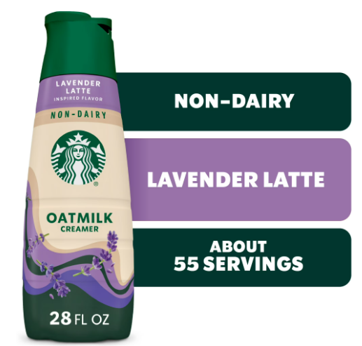 Starbucks Crema Leche de Avena sobor Latte Lavanda 828ml