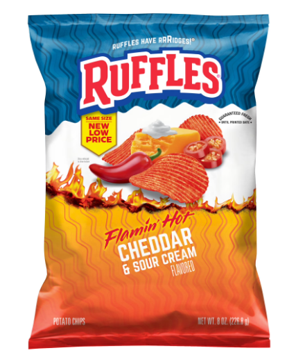 Ruffles Flamin' Hot Cheddar & Sour Cream 226gr