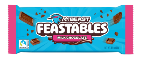 Feastables Barra de Chocolate con Leche 60gr