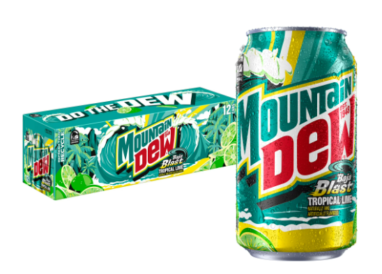 Mountain Dew Baja Blast 355ml (1 pieza)