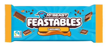 Tableta de Chocolate MrBeast Caramel