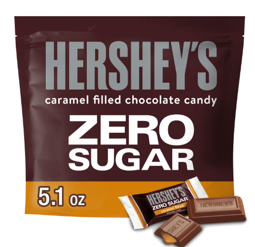 HERSHEY'S Sin Azucar relleno Caramelo 145g