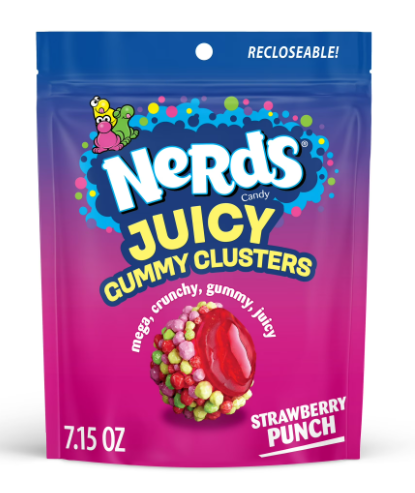 Nerds Juicy Gummy Clusters Fresa 226gr