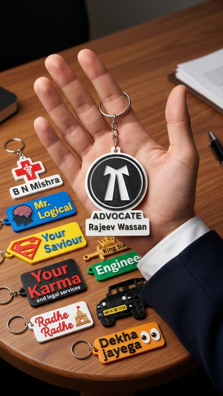 Profession-Themed Key Chains