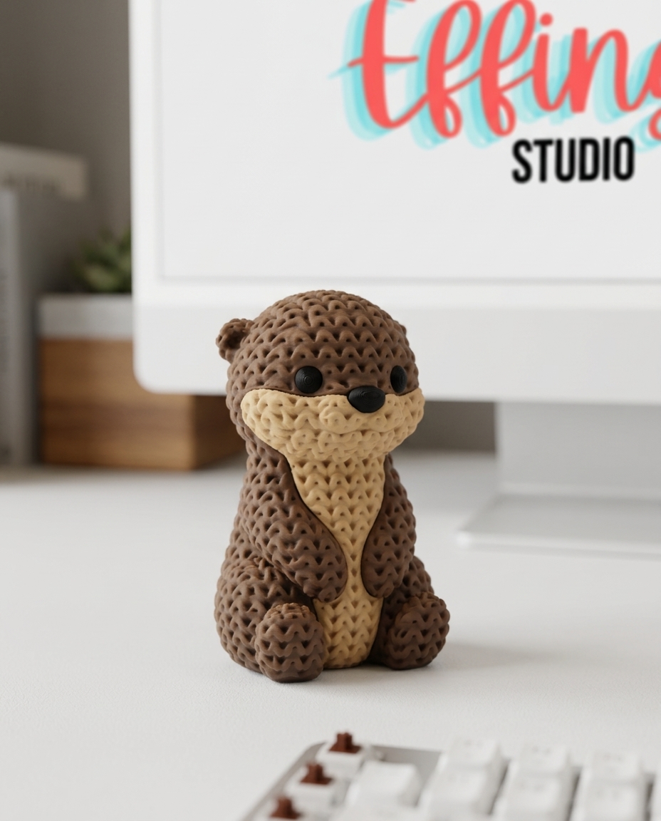 Knitted Otter