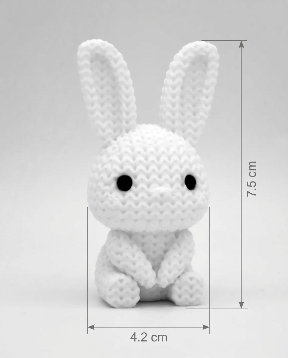 Knitted Cute Rabbit