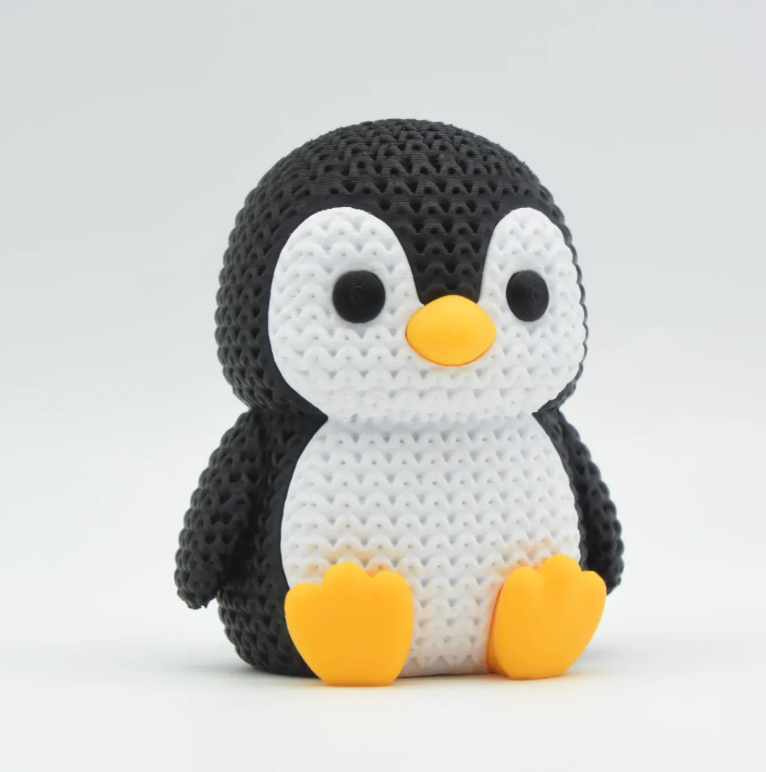 Cute Knitted Penguine