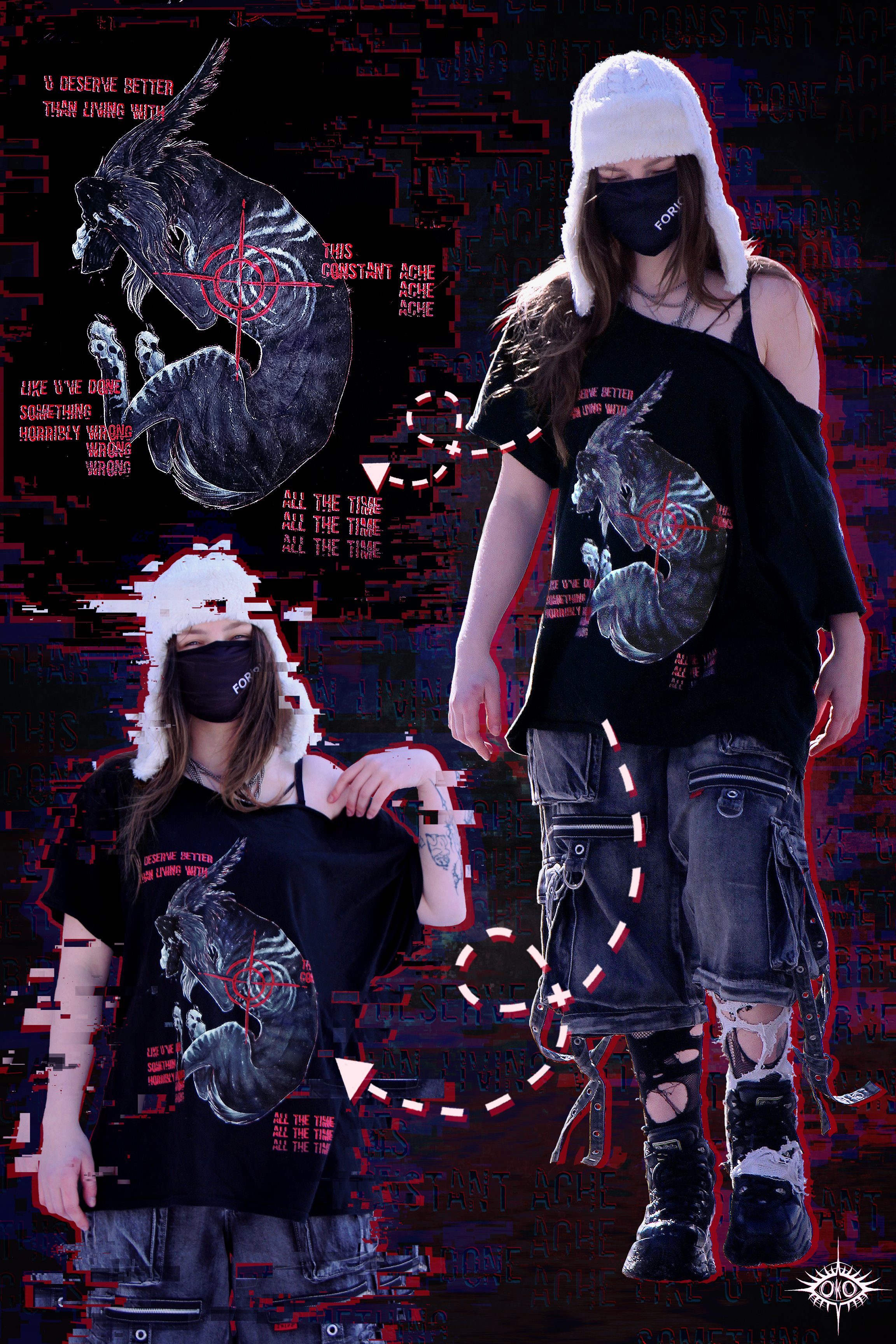 ACHE OVERSIZED T-shirt