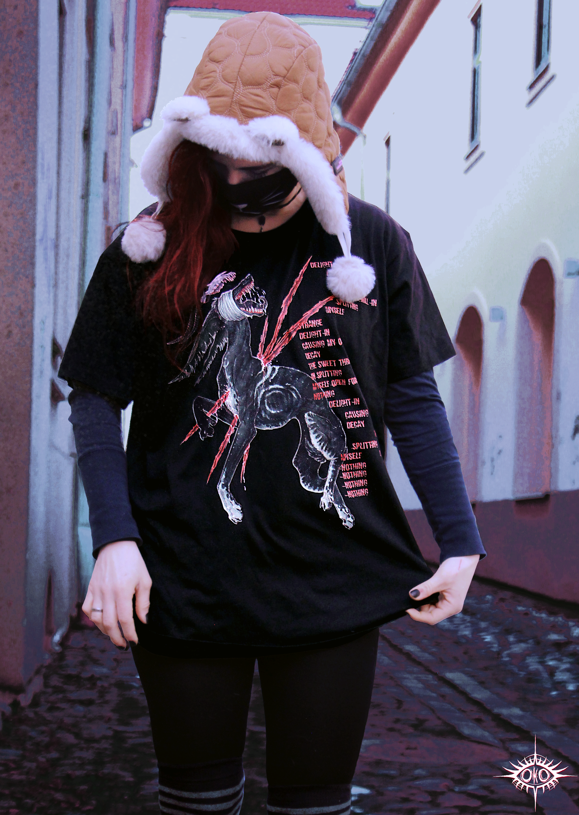 SELF-DESTRUCTIVE OVERSIZED T-shirt