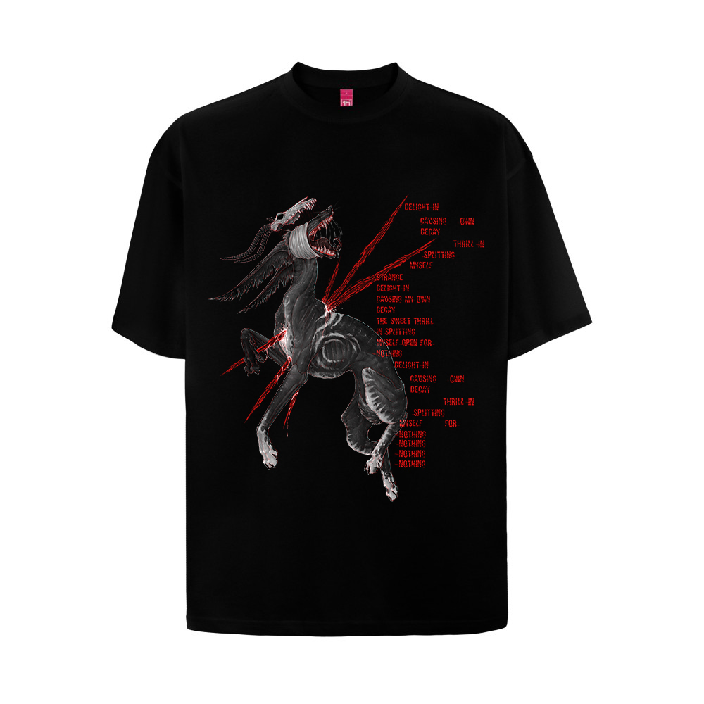 SELF-DESTRUCTIVE OVERSIZED T-shirt