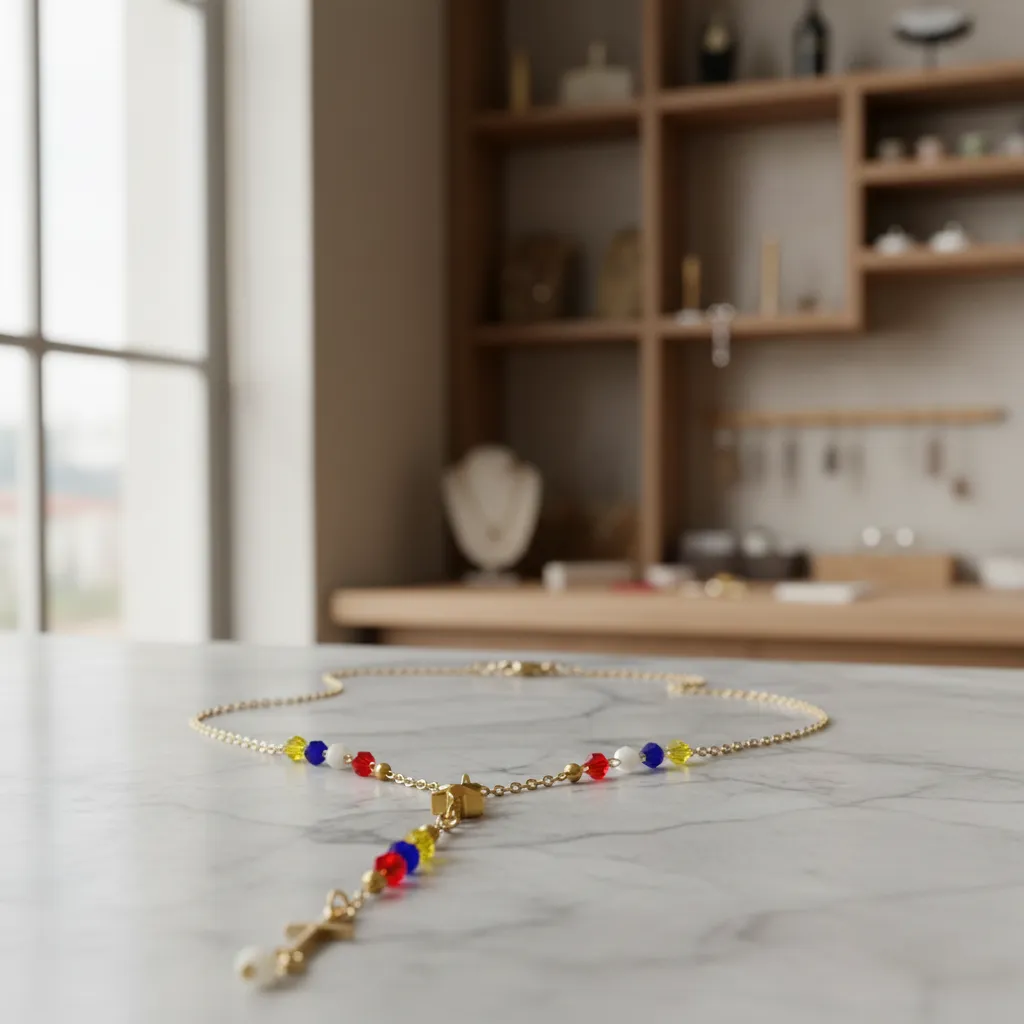 Cadena Rosario Luz Cristal Venezuela | Marisbracelets ✨