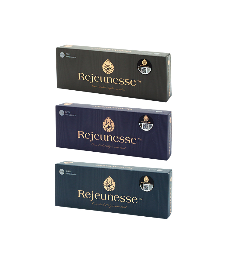 Rejeunesse Dermal Filler Collection – Fine, Deep & Shape with Lidocaine