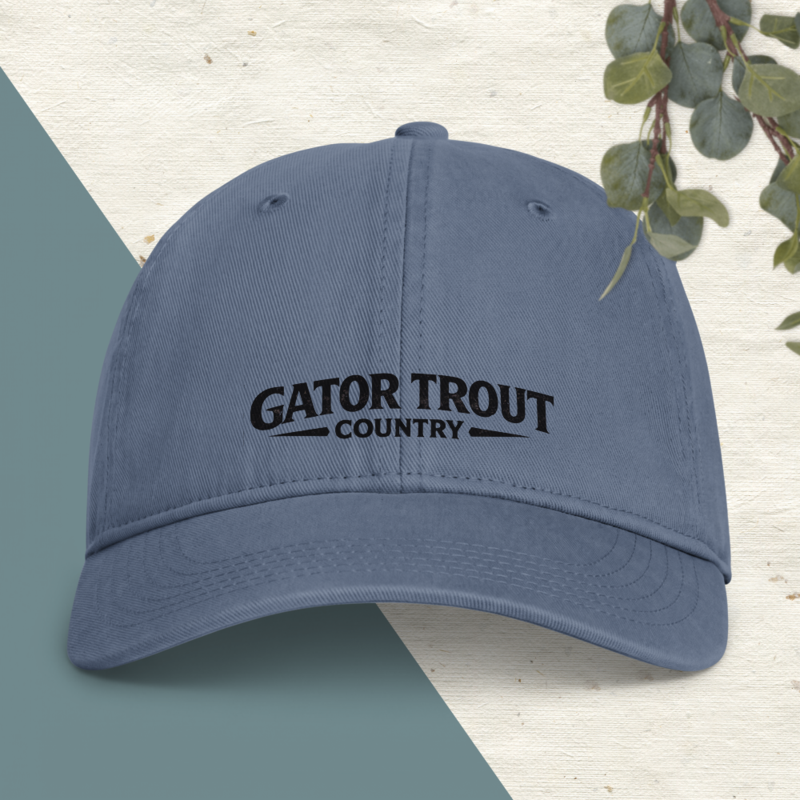 Gator Trout Country Coastal Washed Cap