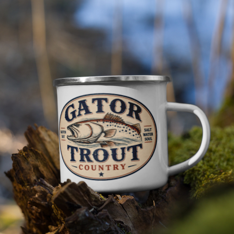 Gator Trout Enamel Mug