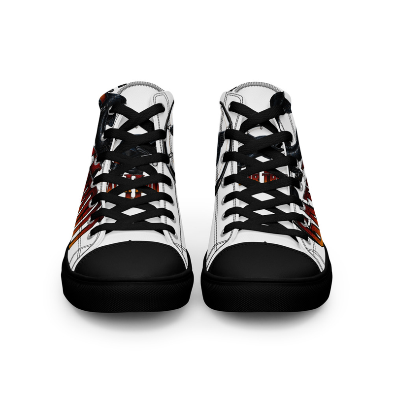 Men’s high top canvas shoes