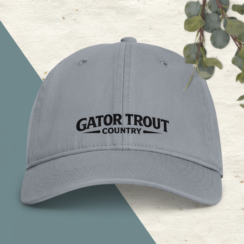 Gator Trout Country Coastal Washed Cap