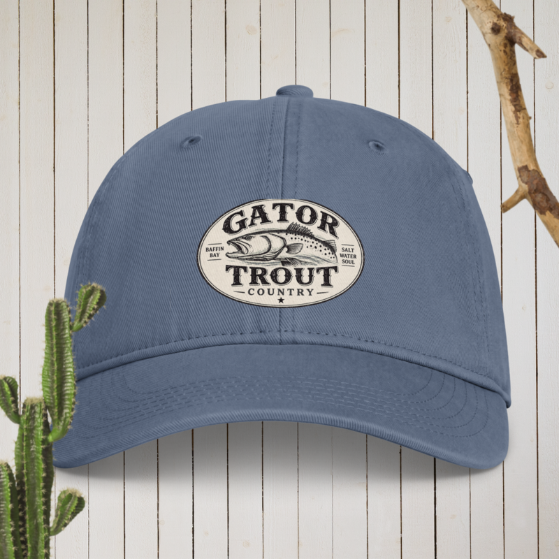 Gator Trout Country Coastal Washed Cap