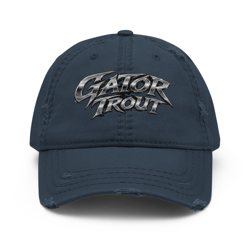 Gator Trout Razor Distressed Dad Hat