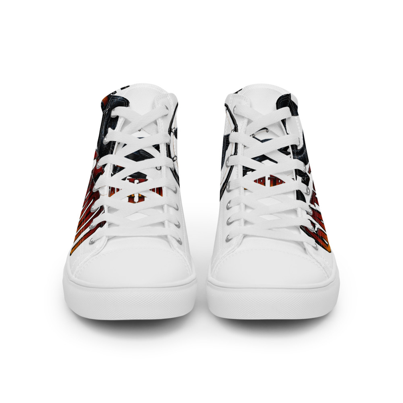 Men’s high top canvas shoes
