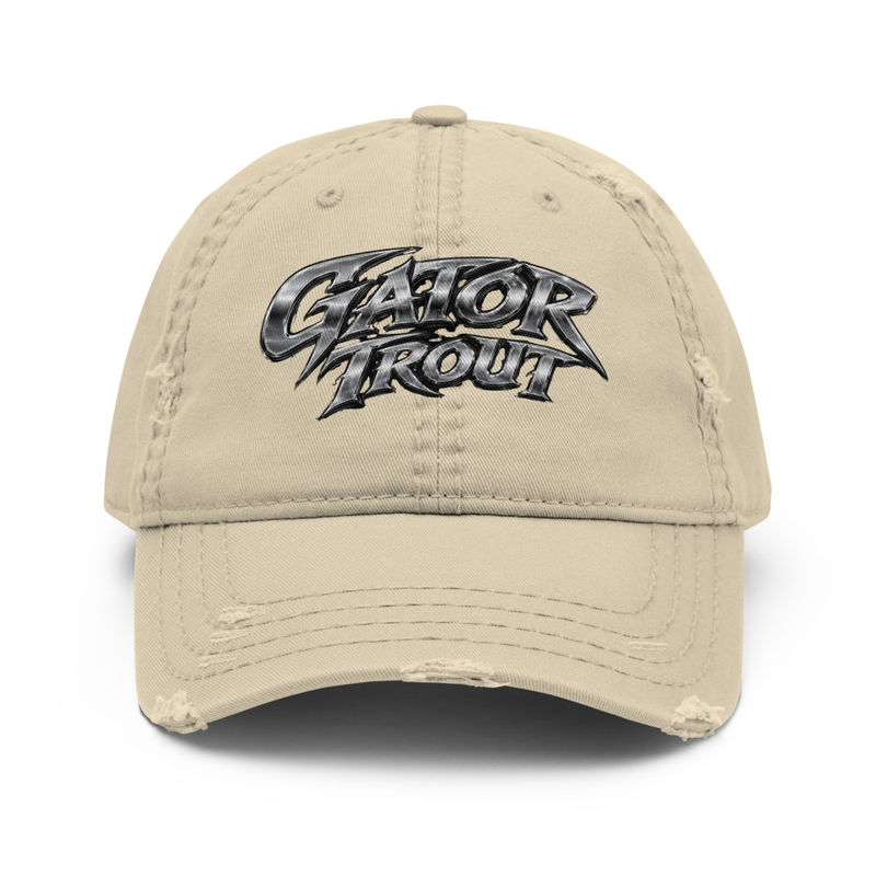 Gator Trout Razor Distressed Dad Hat