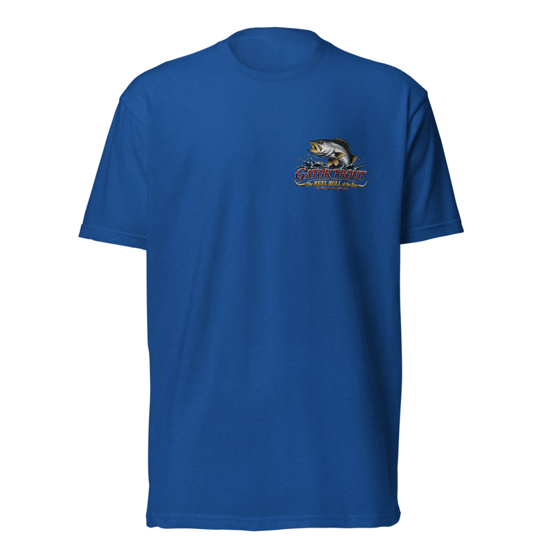 Gator Trout Reel Bull of the Bay Unisex Fitted T-Shirt