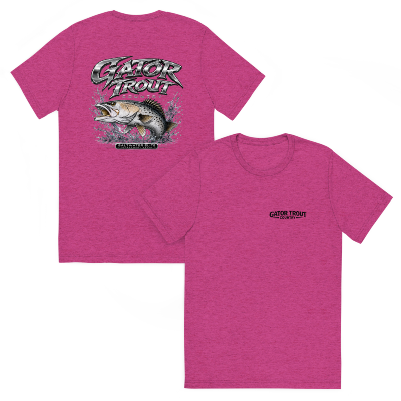 Gator Trout Country Black Logo Short Sleeve T-Shirt