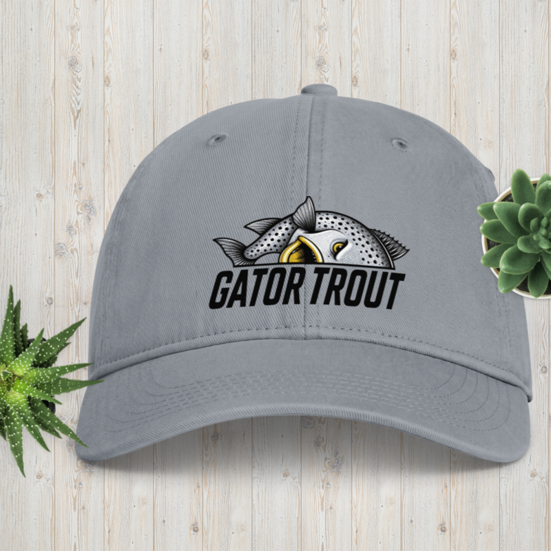 Gator Trout Yellow Mouth Coastal Washed Cap