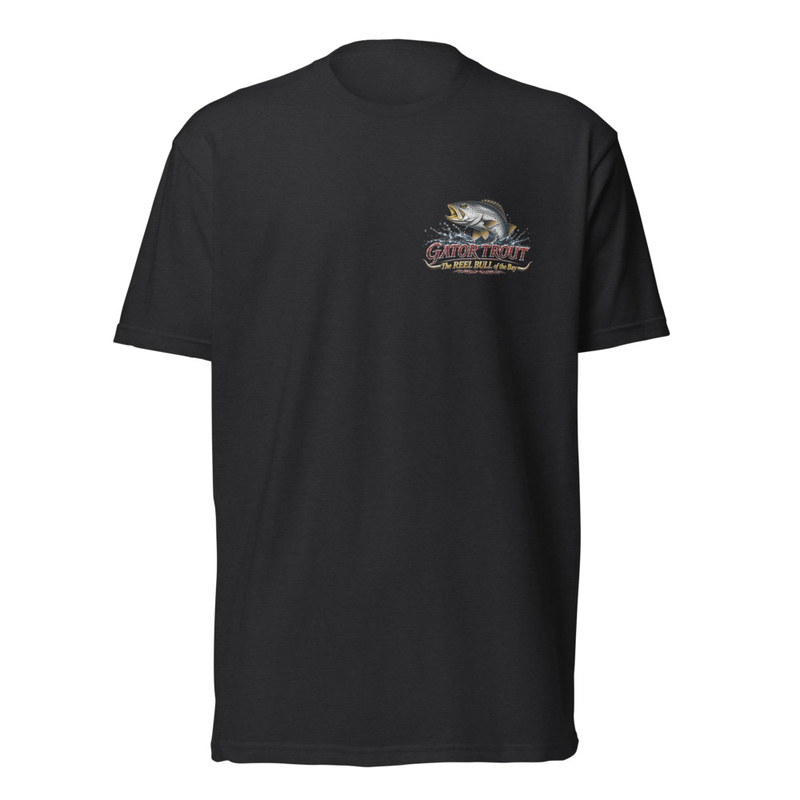 Gator Trout Reel Bull of the Bay Unisex Fitted T-Shirt
