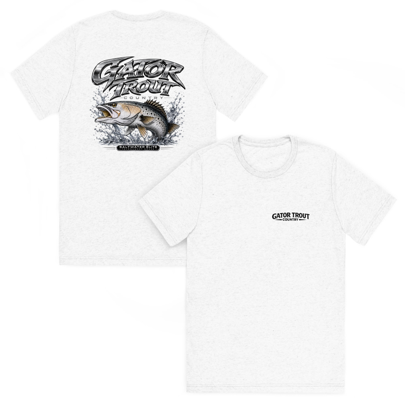 Gator Trout Country Black Logo Short Sleeve T-Shirt