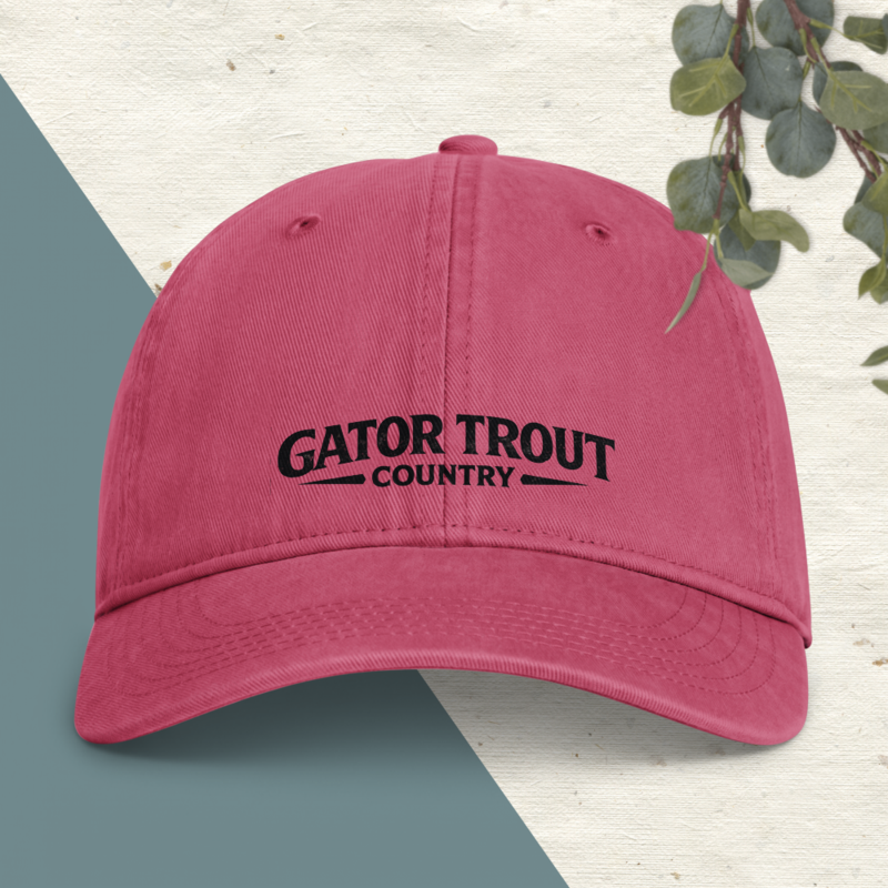 Gator Trout Country Coastal Washed Cap