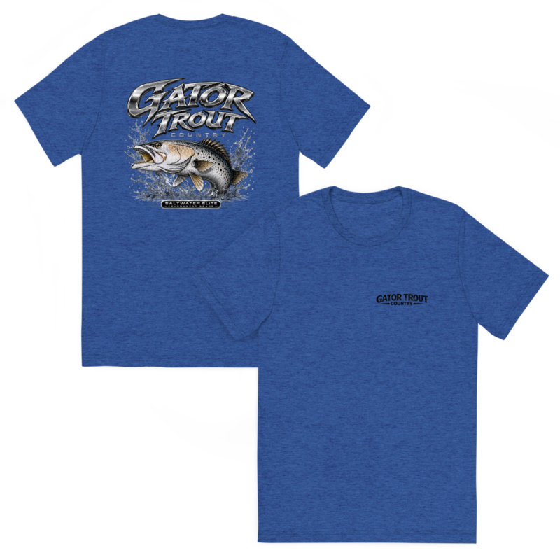 Gator Trout Country Black Logo Short Sleeve T-Shirt