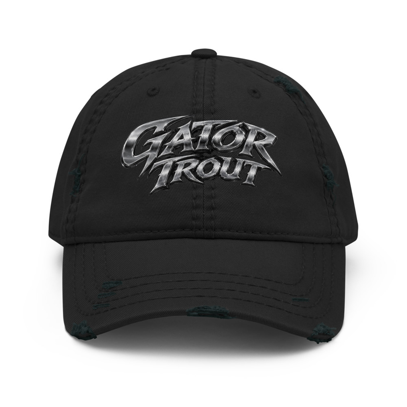 Gator Trout Razor Distressed Dad Hat