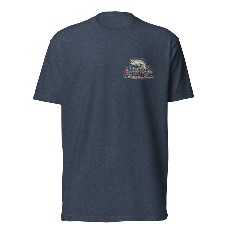 Gator Trout Reel Bull of the Bay Unisex Fitted T-Shirt