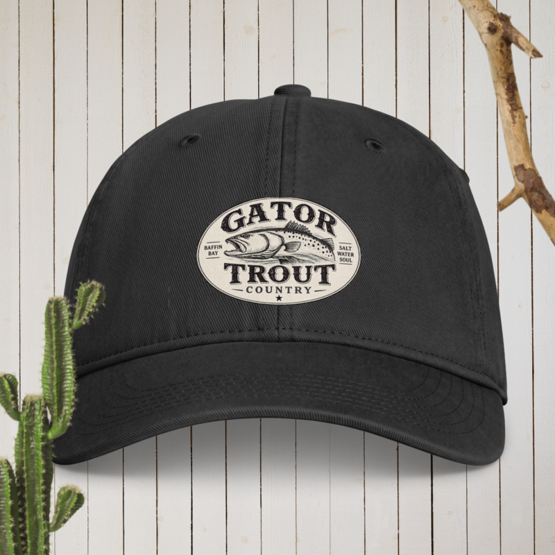 Gator Trout Country Coastal Washed Cap