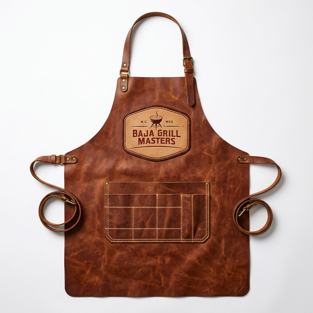 Mandil de cuero Baja Grill Masters