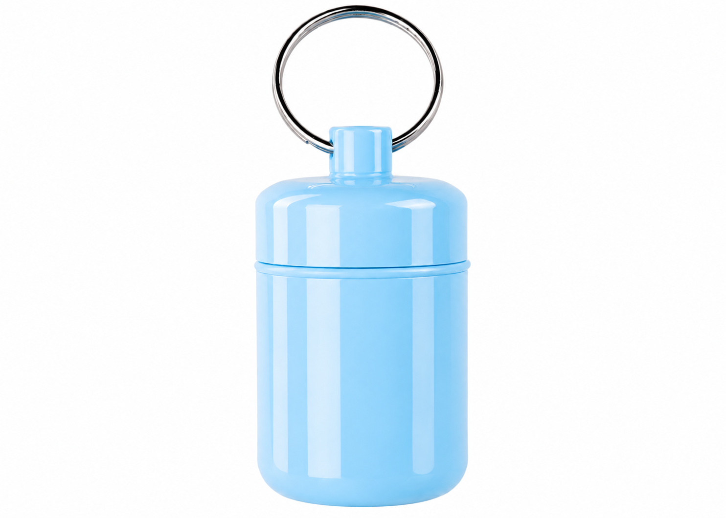 Mini Capsule Keychain Container
