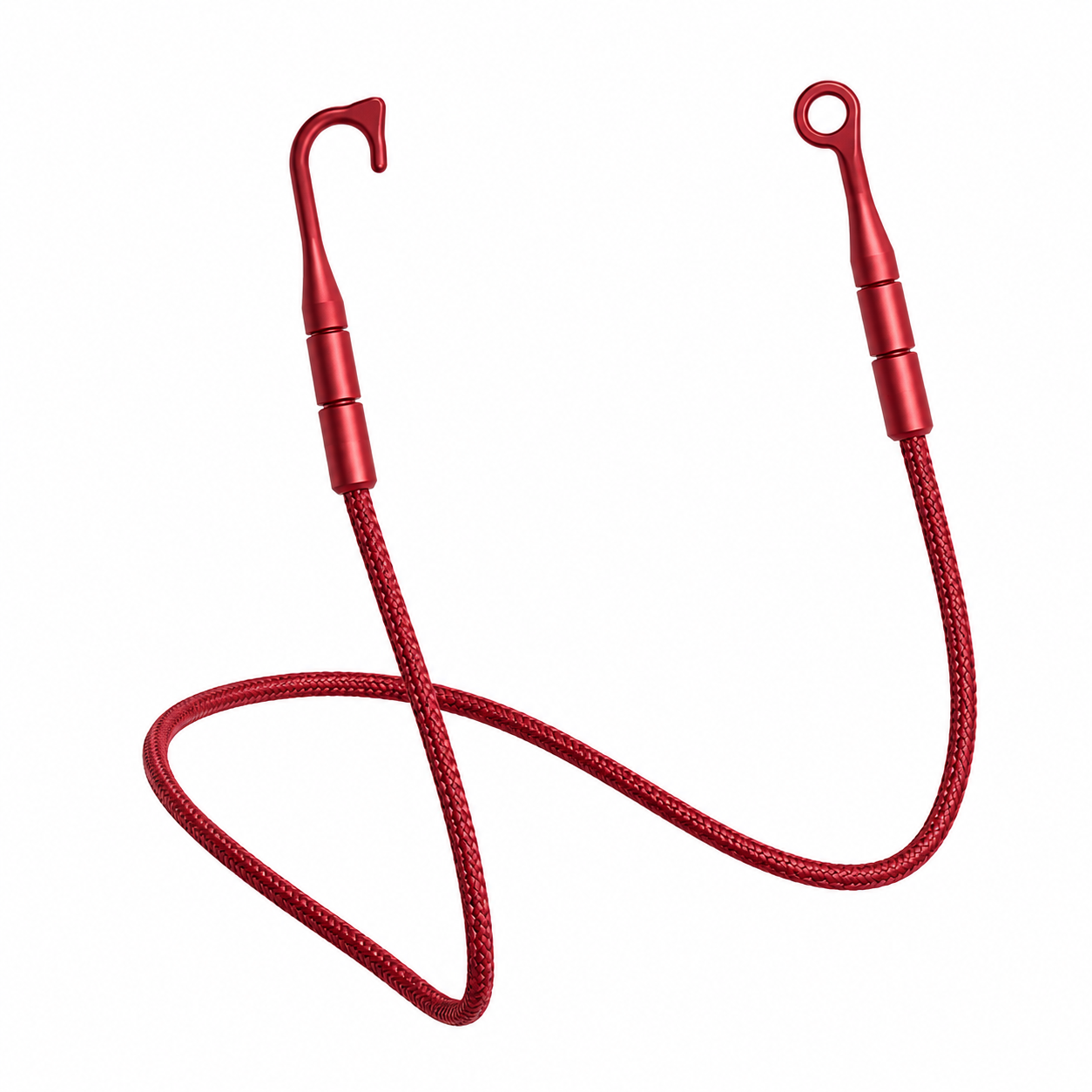 Flexible Red Bungee Cord