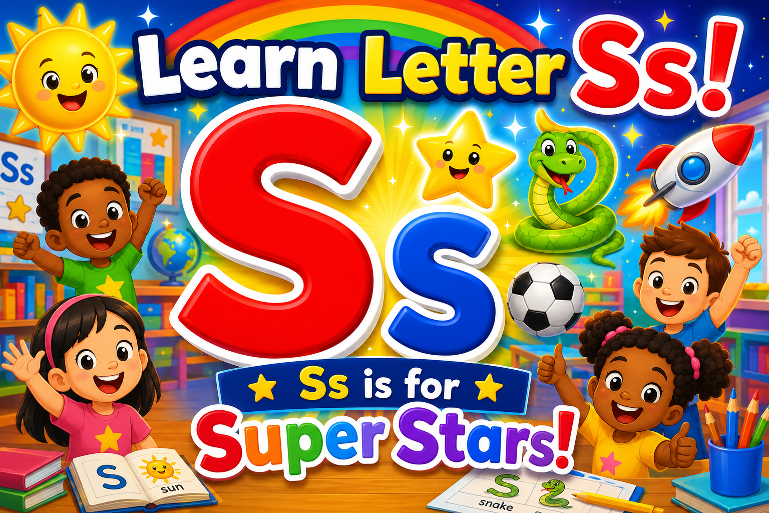 Learn Letter Ss Educational Kit