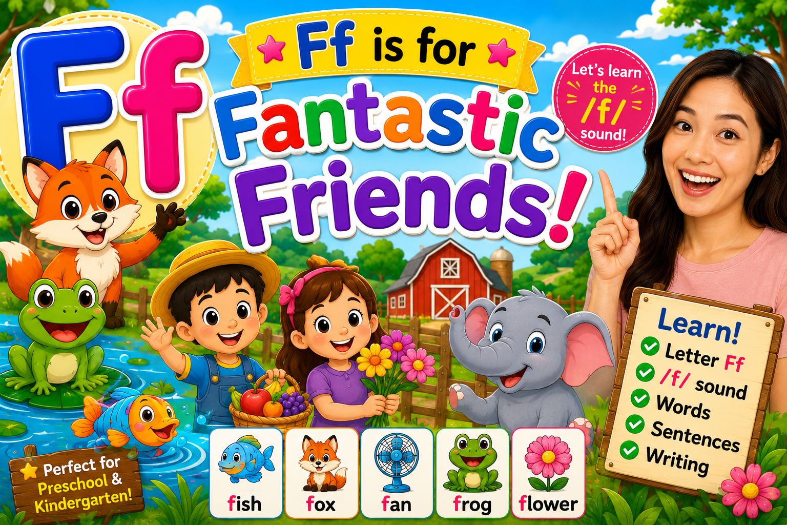 Fantastic Friends: Mastering the Letter Ff