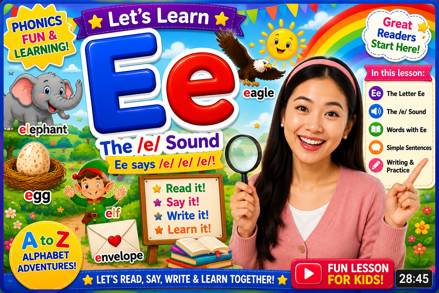 Letter Ee Mastery Learning Kit