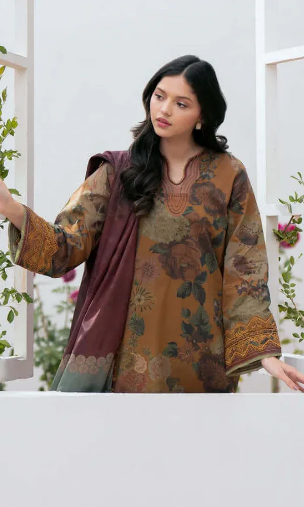 Floral Ethnic Lawn Suit