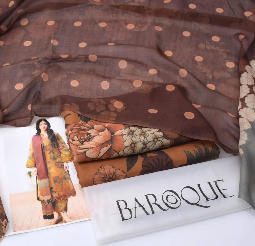 Floral Ethnic Lawn Suit